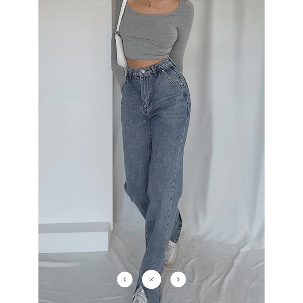 NWT Commense Classic Straight Leg Jeans Sz L